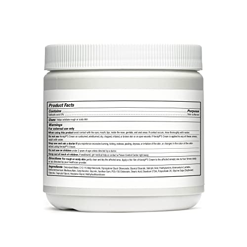 5% Salicylic Acid Psoriasis Cream - Full Body Exfoliating Lotion for Itchy, Red, Dry, Rough, and Flaky Skin Relief