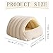 Monster Style Cat Cave Bed,Removable Cushion, Warm Sleeping Tent, Anti-Anxiety Cuddler for Indoor Cats Small Dogs Puppy (B, One Size)