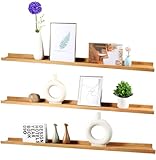 Photo Gallery recogwood set di 3 mensole galleggianti da parete da 121 cm, mensole rustiche da parete per decorazione e conservazione, mensola in legno di rovere massello naturale, sporgenza per camera da letto, Photo Gallery recogwood set di 3 mensole galleggianti da parete da 121 cm, mensole rustiche da parete per decorazione e conservazione, mensola in legno di rovere massello naturale, sporgenza per camera da letto,