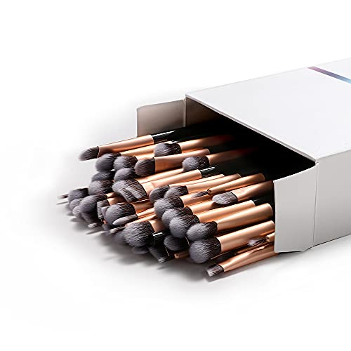 Eye Brush Set, 5 Pieces Velvety Make-Up Brushes With Synthetic Fiber, 10 Sets For Fascinating Eye Make-Up, Eyeshadow Brushes, Eyebrow Brushes, Eyeliner #TOP7