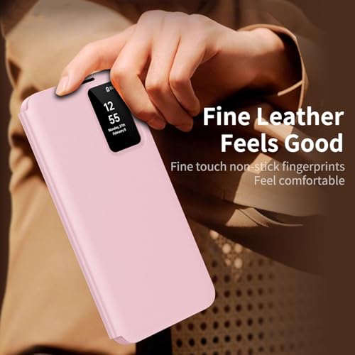Coque pour Galaxy A57 Smart View Flip Case étui de protection antichoc stand - 6
