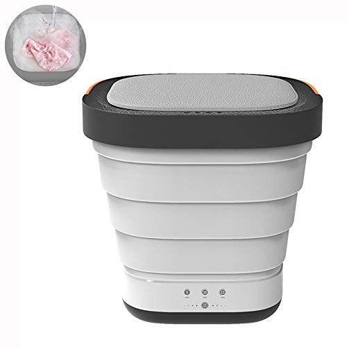 Waschmaschine, 220V tragbare Mini Folding Kleidung Waschmaschine Eimer Automatischer Start Reisen Selbst-Driving Tour-Unterwäsche Faltbare