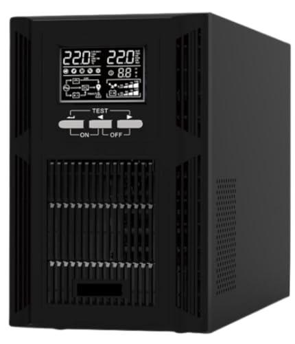RAGTECH – Nobreak Dupla Conversão Torre DUE PRO 3000 – 3.000VA/3.000W – 6 baterias de 12V/7Ah – 220V – 6 tomadas – Modelo 4522