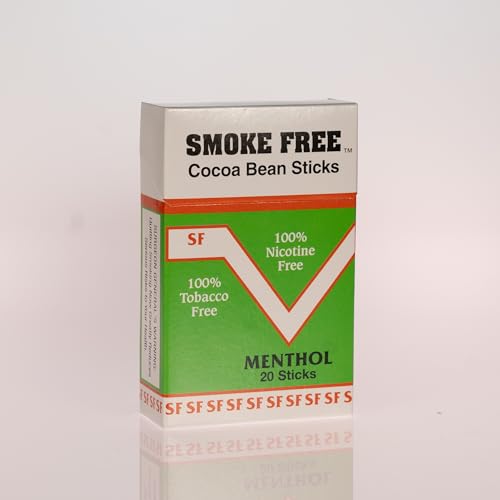 One Pack Made In USA Since 1998 Smoke Free(Cocoa Bean Sticks) Menthol Flavor