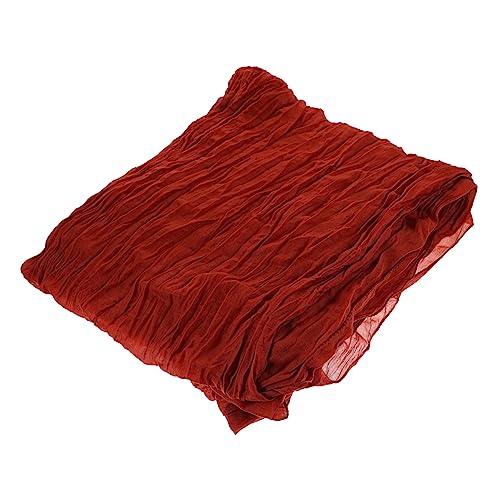 Nappe pliable chemin de table froissé Amosfun pour décoration de table