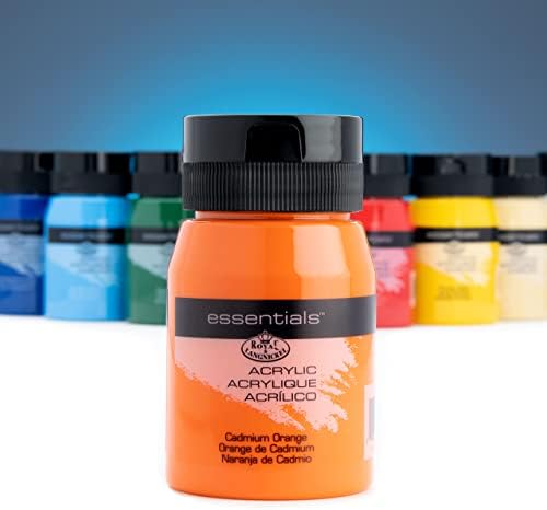 Royal & Langnickel RAA-5109 Essentials 500ml Acrylic Paint - Cadmium Orange