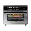Aria Air Fryers ATO 898 Toaster Oven Air Fryer 30Qt Brushed Stainless Steel