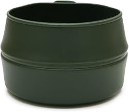 Wildo Folding Cup Wildo | Lightweight Compact Cup Collapsible Stacking Dishwasher Safe Microwave Outdoor Camping Climbing Picnic BBQ 250ml Capacity (Olive)