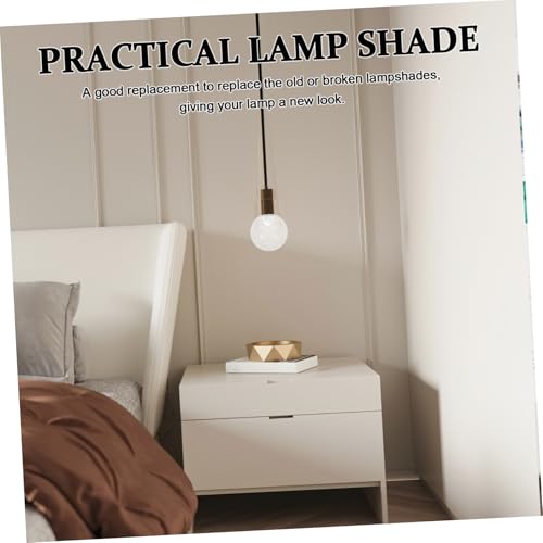 Image of Acrylic Globe Lampshade Replacement Stylish Wall Light Cover for Porch and Patio Durable Design for Ceiling and Post Lighting