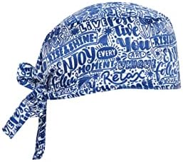 Associated Uniforms Printed Satin Scrub Cap Unisex with Sweat Band, Rise & Shine