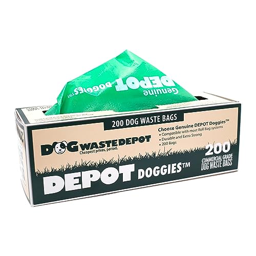 Dog Waste Depot® - 2,000 Depot Doggies™ Dog Waste Roll Bags - 50% thicker & fits the 