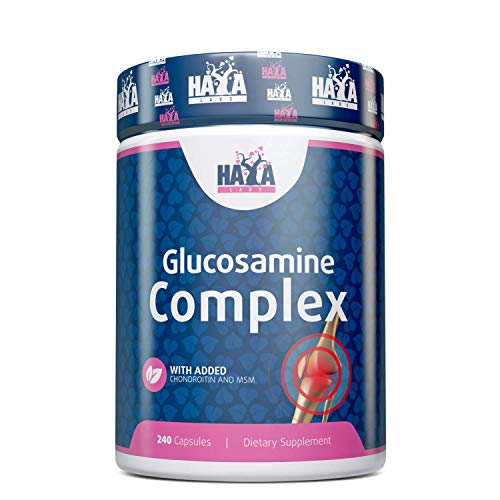 Haya Labs - Complejo de Glucosamina Condroitina y MSM - 240 cápsulas