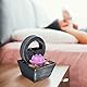 Joyzan Tischbrunnen, Indoor Wasserfall Meditationsbrunnen Zierbrunnen Rock Desktop Brunnen Zimmerbrunnen Mini Wasserspiel Entspannung USB LED Leuchten Basteln für Zuhause Büro Schreibtischdekoration