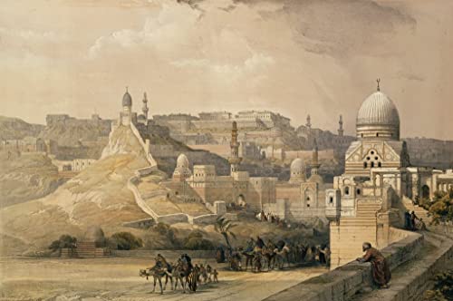 Impression d'affiches haut de gamme Citadelle du Caire toile David Roberts