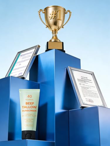 Beef Tallow Reef Safe Sunscreen SPF 40 for Face, Travel Size Natural Organic Non-Greasy Lightweight Formula For Women & Men, Summer Outdoor Sports Beach Home Office Daily Use, 2.46 OZ — view 5
