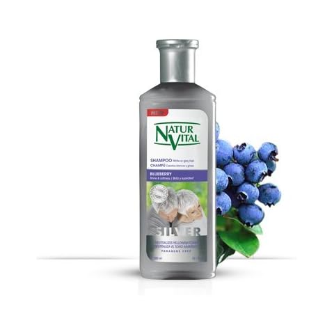 Natur Vital Henna Shampoo for White and Gray Hair - CERTIFIED ORGANIC- 10.1 fl oz/300 ml Cover