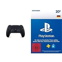 DualSense Wireless Controller Midnight Black [PlayStation 5] + PSN Guthaben | 20 EUR | deutsches Konto | PS5/PS4 Download Code – Ansicht 1