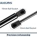 C16-20877 69787 23 inch 37lb/165N Gas Strut Shock Spring Lift Support for Truck Canopy Topper Cap Bed Cover, Leer Camper Shell Rear Window, Tonneau Cover Replacement Parts, Set of 2 by AUCLIDIS