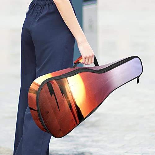 Sac à dos robuste pour ukulélé de concert housse soprano noire - 6
