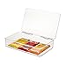 Price comparison product image iDesign Kitchen Binz BPA-Free Plastic Stackable Organizer Box with Lid - 7.26" x 10.75" x 2.37", Clear