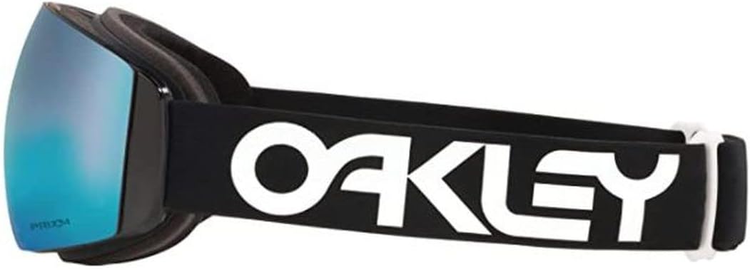 Oakley Flight Deck M Factory Pilot Prizm Snow Goggles Black With Prizm Sapphire Lens + Case