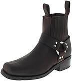  FB Fashion Boots Unisex Biker Boots 44330 Testa Bikerstiefelette Braun Primeboots 44 EU