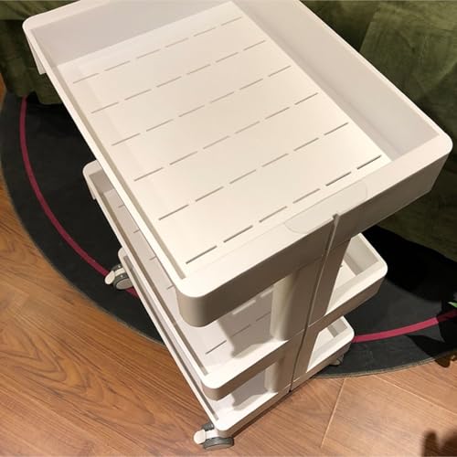 Chariot utilitaire à roulettes avec support de rangement de salon de coiffure