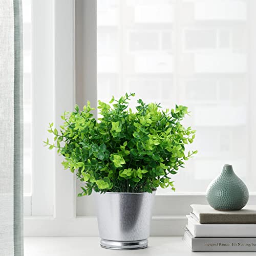 The Bloom Times 18 Pack Artificial Greenery Stems Fake Greenery Boxwood Picks Faux Plants Outdoor Uv Resistant For Farmhouse Home Garden Patio Wedding Indoor Outside Decor In Bulk Wholesale #TOP4