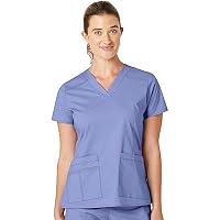 WonderWink Wonderflex Verity - Camiseta médica para Mujer, Azul