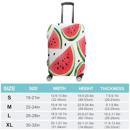 Housse de valise pastèque élastique pour repérer son bagage M - 2