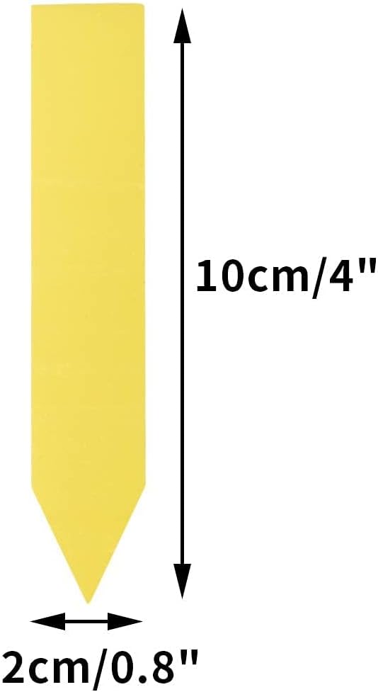 KINGLAKE 500 Pcs 5 Colors 2X10CM Plastic Waterproof Garden Plant Tags Nursery Garden Labels Markers Plant Stakes,Box of 500 - Image 2