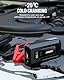 ANSODY 3000A Starthilfe Powerbank für Pkw (Bis zu 10L Benzin/8L Diesel), Auto 12V PKW Starter Powerbank mit LED,Batterie Booster Jump Starter Powerpack mit Starthilfekabel,Grau