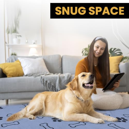 Image of Buddy's Best Washable Pee Pads for Dogs - Medium (Round 36 inch) - Ultra-Absorbent, Non-Slip, Ideal for Training, Incontinence - (2-Pack) + Bonus Grooming Glove
