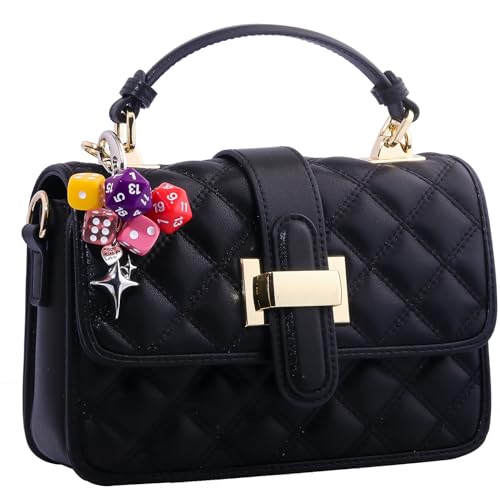 Image of 8 Ball Dice Charm Keychain - Cute Bag Purse Handbag Accessories - Y2K Aesthetic Key Chain for Women Men