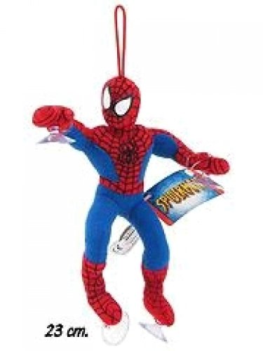 Amazon.co.jp: スパイダーマンぬいぐるみ 23cm 吸盤付き : おもちゃ