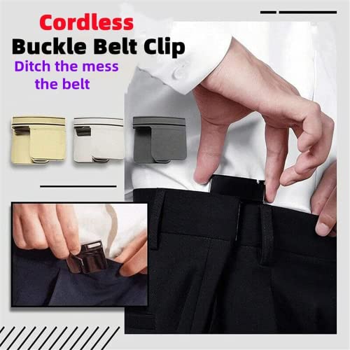 Invisible Belt Multi-Function Belt Clip Lazy Belt Cordless Buckle Belt tighten the waistband, Unisex2