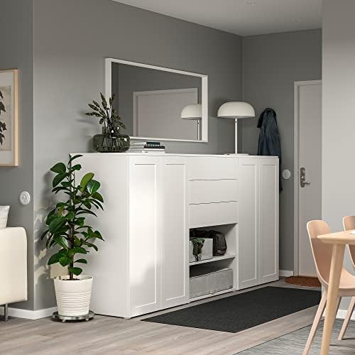 Ikea Platsa Cabinet 4 Doors + 3 Drawers 240 x 57 x 123 cm White