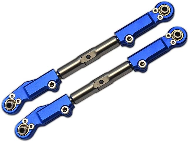 TRAXXAS SLEDGE MONSTER TRUCK Aluminum+Stainless Steel Rear Upper Arm Tie Rod - 2pc set - GPM SLE057S [SLE057S]