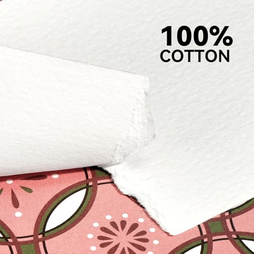 Arrtx Watercolor Sketchbook, 100% Cotton Hot Press Art Supplies Watercolor Paper Journal 7.3 x 4.1In, 24 Sheets 48 Pages (140lb/300gsm), Acid-Free for Use As Travel Sketch Book by Arrtx - Image 2