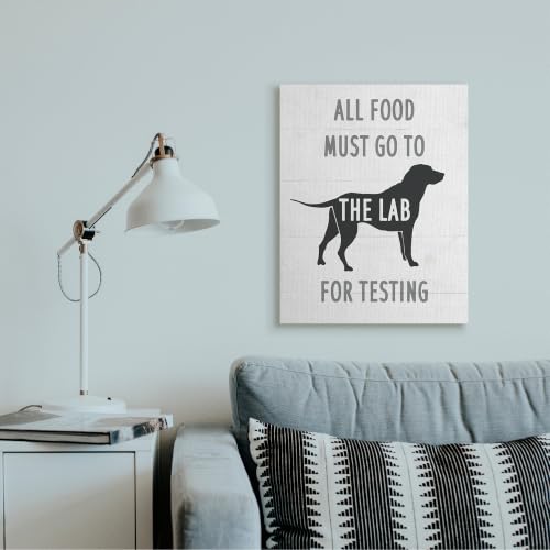 Image of Kitchen Humor Dog Food Phrase, 24 x 30 Inch Canvas Wall Art