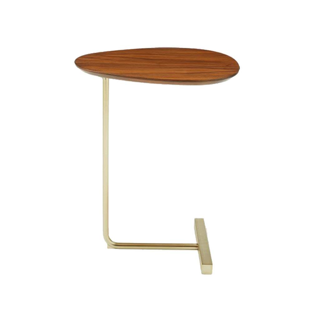 Table pliante paresseuse MU ovale en fer forgé mobile à plusieurs côtés