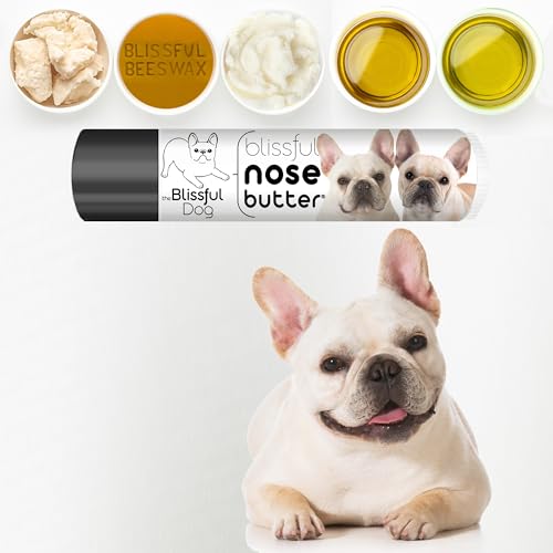 Image of The Blissful Dog Cream French Bulldog Nose Butter, Versatile Dog Nose Balm for Dry Nose, Handcrafted Nose Moisturizer, Easy-to-Apply Dog Essentials, Unscented, 0.15 oz.