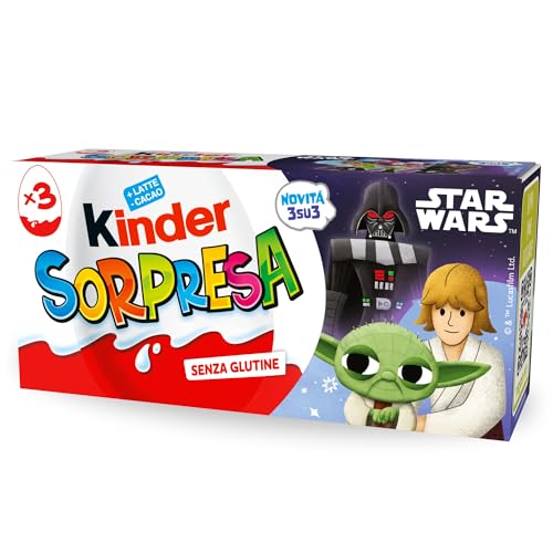 Kinder Sorpresa - Set di 3 Uova di Cioccolato al