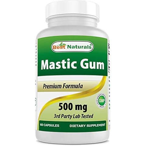 Best Naturals Mastic Gum 500 mg 60 Capsules (60 Count (Pack of 1)) Cover