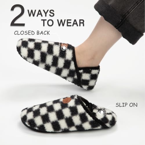 Image of ATHMILE House Slippers for Women Men Indoor Barefoot House Shoes Soft Socks | Furry Slip on Cozy Comfy Flexible Machine Washable Home Bedroom Travel Hospital Yoga Gifts for Mom Grandma