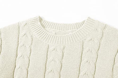 Image of CHARTOU Women's Winter Chunky Cable Knit Long Skirt 2 Piece Outfit Sweater Sets