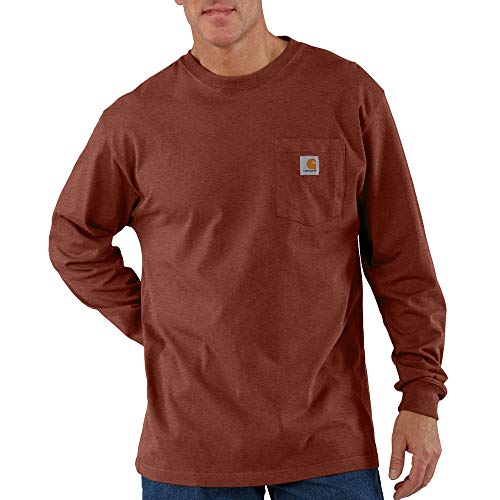 Image of Carhartt Men's Workwear Midweight Jersey Pocket Long-Sleeve T-Shirt