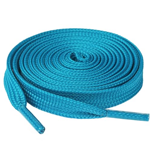 Image of Booyckiy 2 Pairs 2 /5 inch Flat Shoe Laces for Sneakers 31 Colors Shoelaces in 27 inch-72 inch