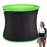 Banda para el vientre para mujer, banda de sudor, cinturón de sudor, faja de cintura, envoltura de estómago, banda de compresión para el vientre para exteriores, actividades, fitness, baloncesto, a, A