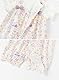 gurcooc Baby Mädchen Strampler Kurzarm Bodysuit Floral Rüschen Jumpsuit Bow Body Sommer Onesie Outfit Set, 3-24 Monate